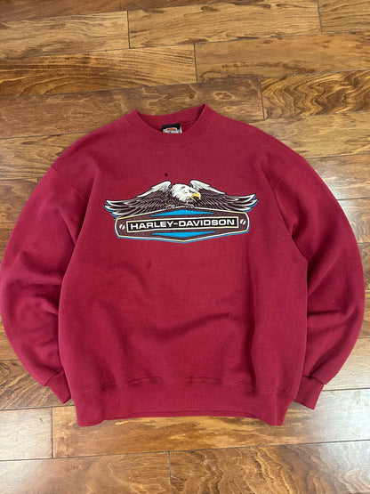 1994 Harley Davidson Denver Colorado Distressed Crewneck (XL)