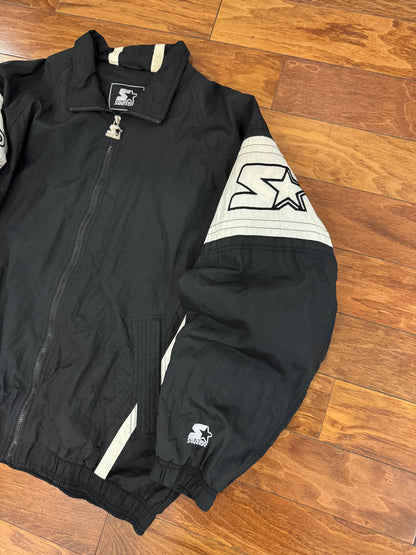 90s Starter Big Spell Out Two Toned Vintage Windbreaker (XXL)