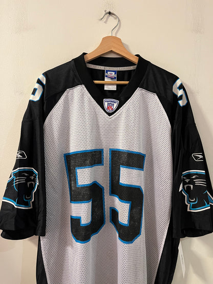 00s Carolina Panthers Dan Morgan Split Color Reebok Jersey (XL)