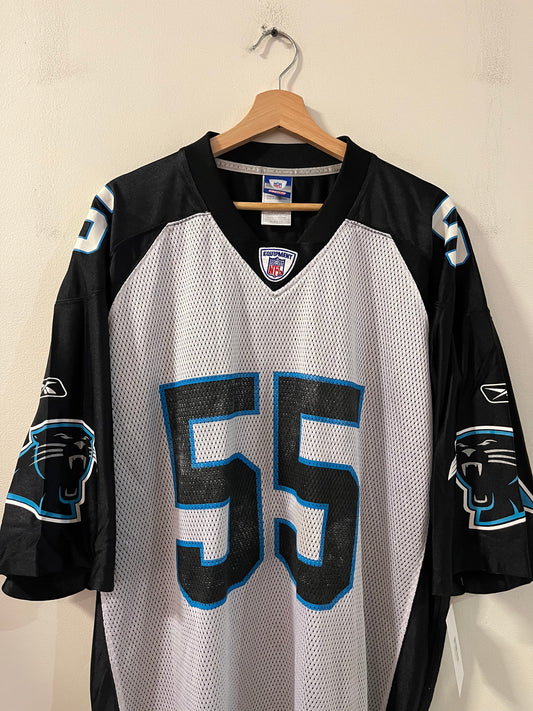 00s Carolina Panthers Dan Morgan Split Color Reebok Jersey (XL)