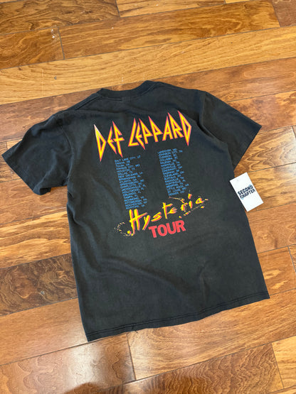 1987 Def Leppard Hysteria Vintage Music Tour Tee (M)