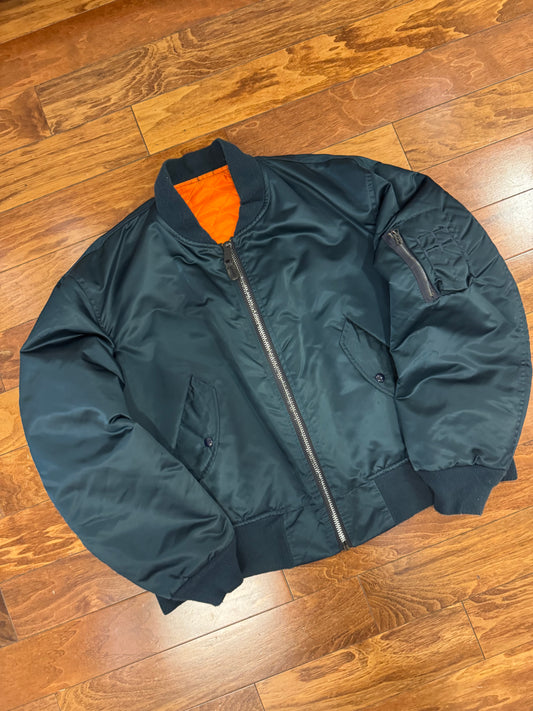 90s Flyers MA1 Alpha Bomber Jacket (XL)