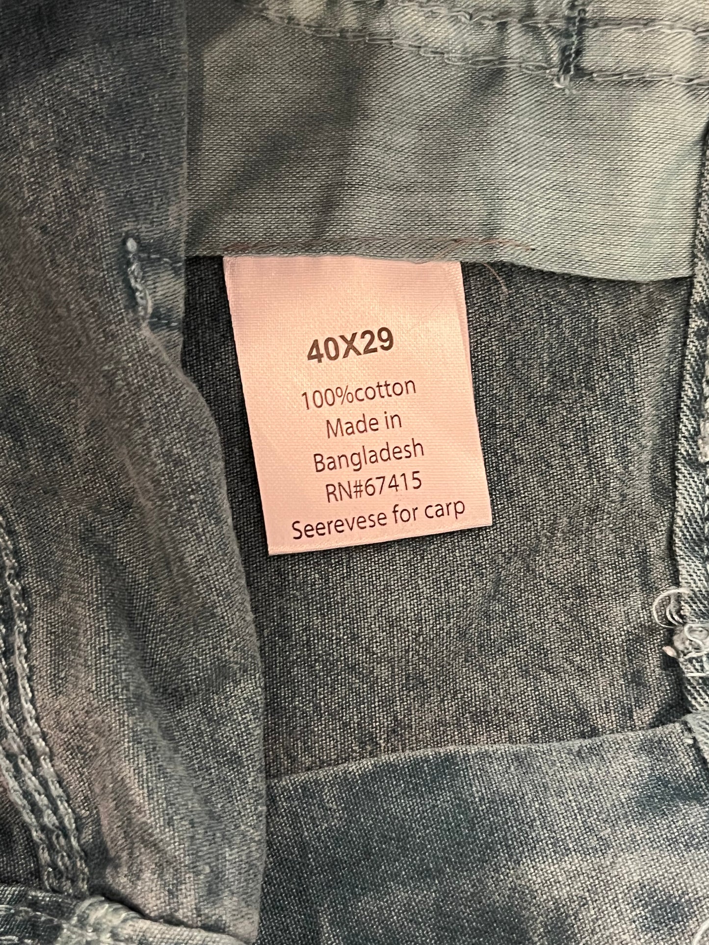 00s Dickies Teal Baggy Carpenter Jeans (40 x 29)