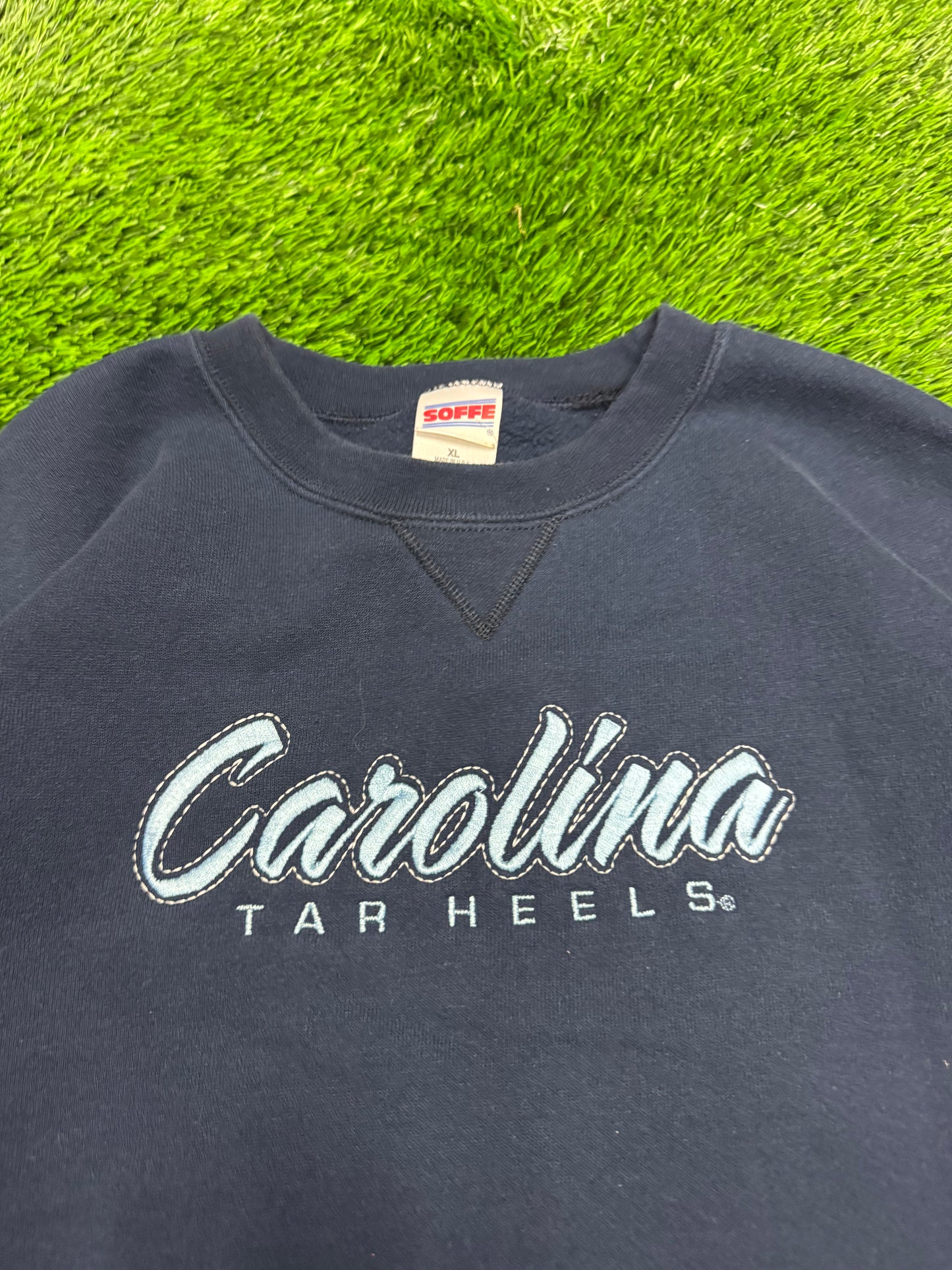 00s University of North Carolina UNC Soffe Vintage Embroidered Crewneck (XL)