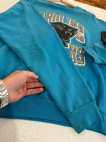 1993 Carolina Panthers Rare Hummer Blue Crewneck (XL)