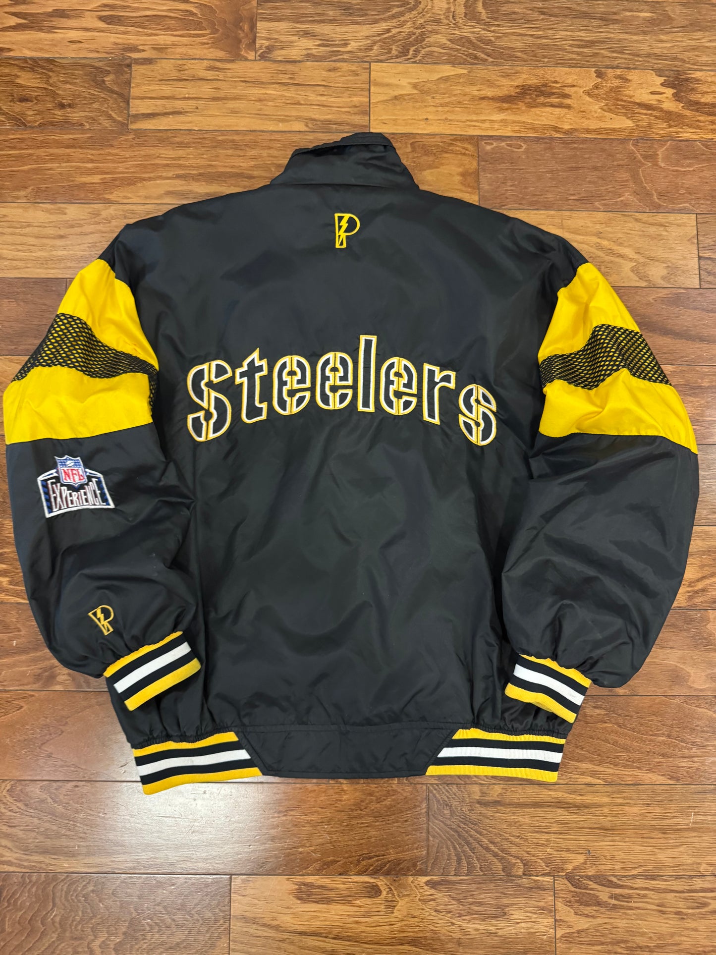 90s Pittsburgh Steelers Pro Player Vintage Windbreaker (L)