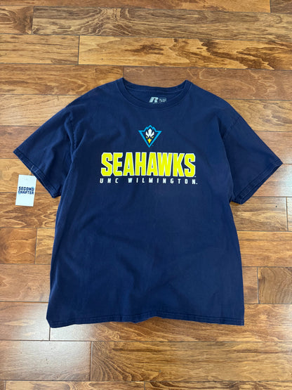 2010s UNCW Wilmington Seahawks Russell Tee (XL)