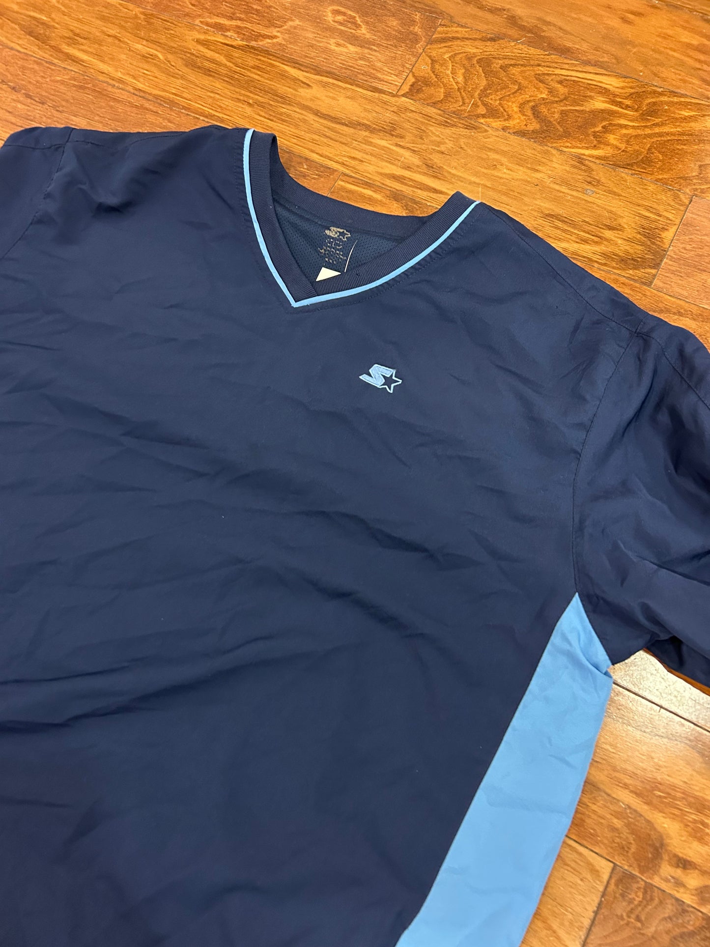 00s Starter Blue Pullover Windbreaker (L)
