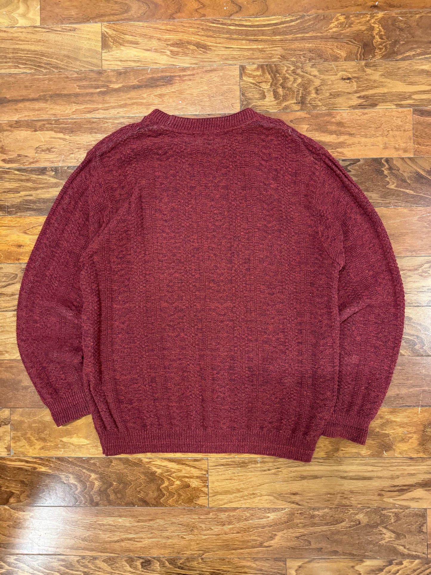 90s Bill Blass Maroon Sweater (L)