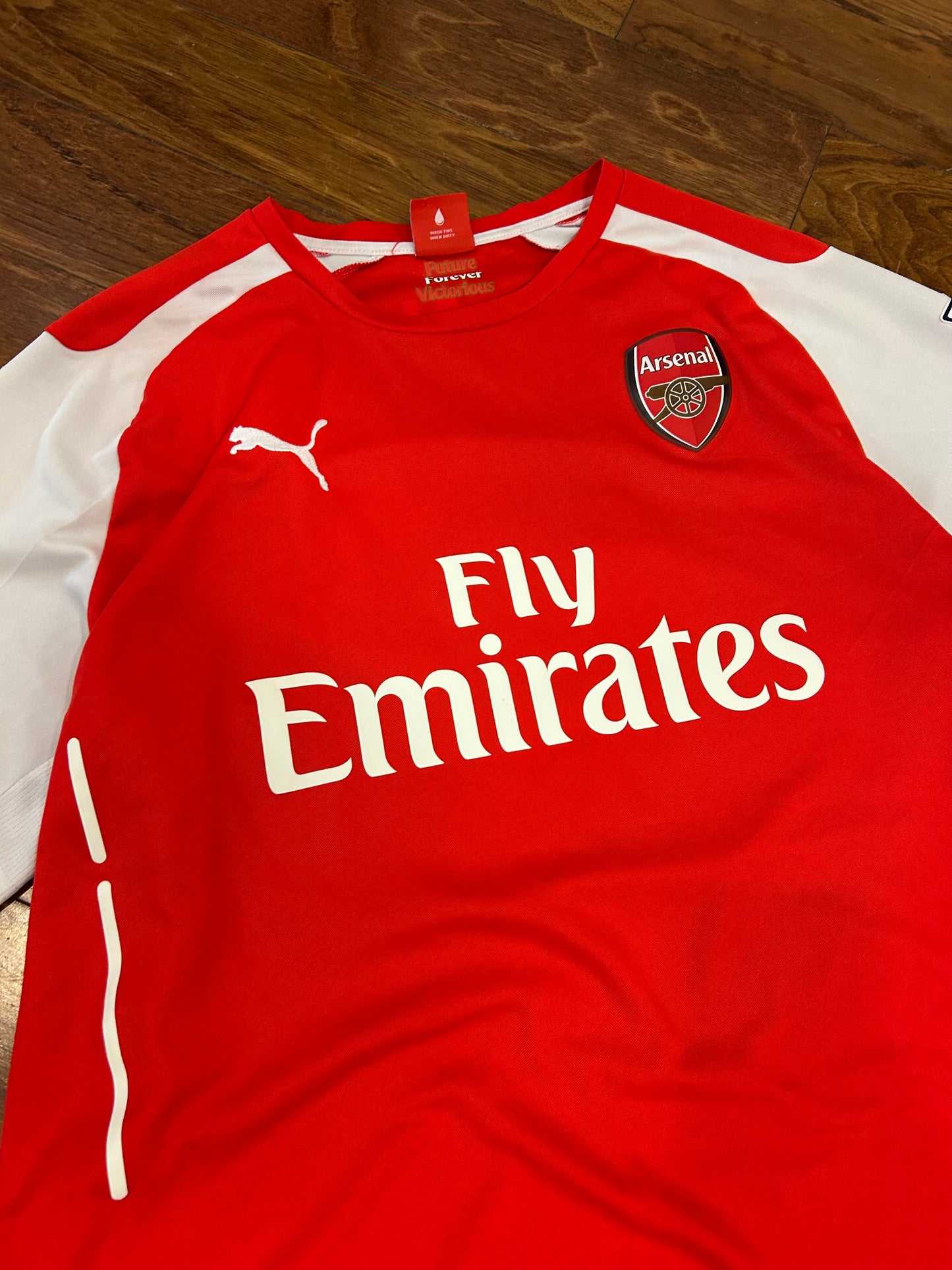Arsenal Puma Henry #14 Premier League Soccer Jersey 2014-15 Kit (XL)