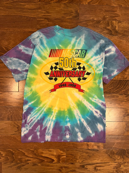 1998 Nascar Tie Dye 50th Anniversary Tee (XL)