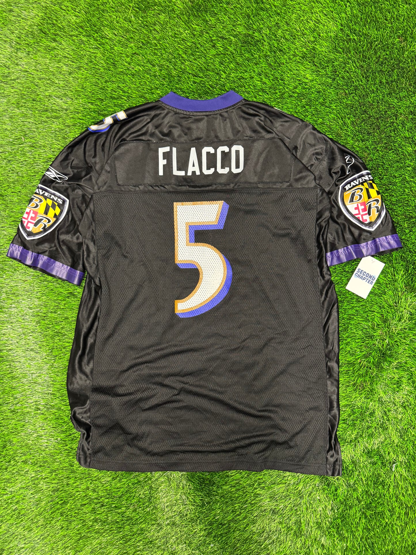 Baltimore Ravens Joe Flacco #5 Reebok Jersey (XL)
