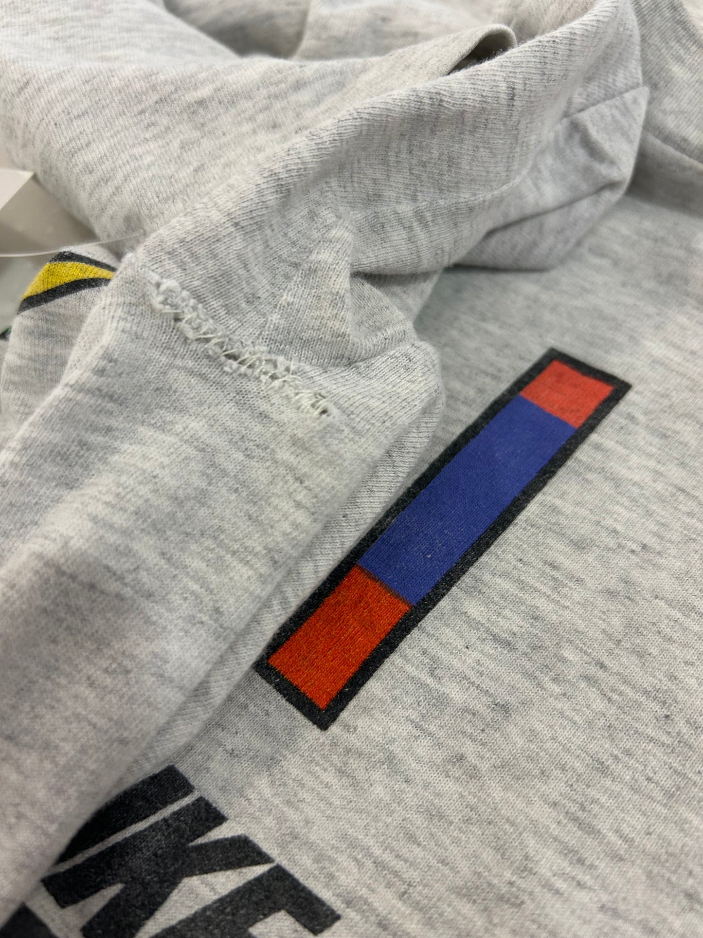 90s Nike Air Vintage Multi-Color Big Check Tee (L)