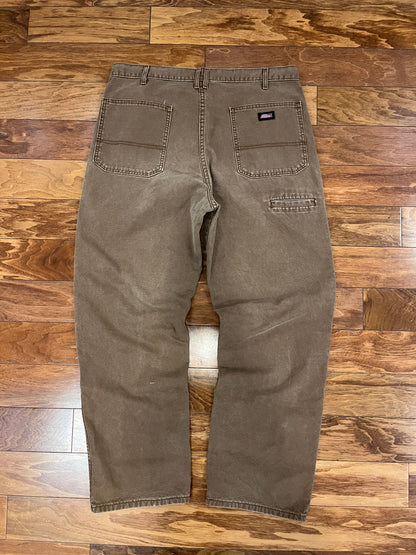 2018 Dickies Mocha Carpenter Pants (38 x 32)