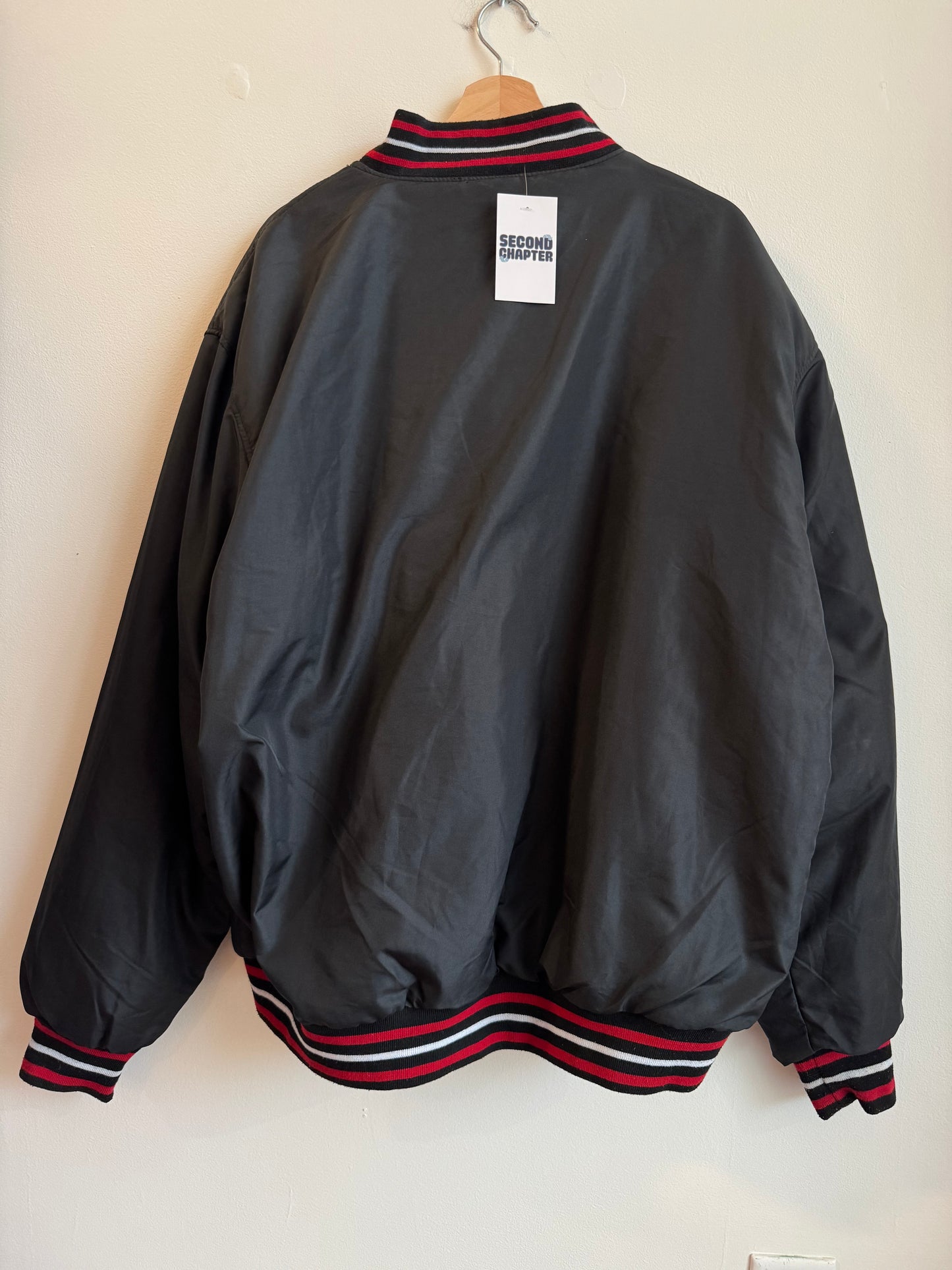90s Nascar Tony Stewart Old Spice Varsity Reversible Jacket (XXL)