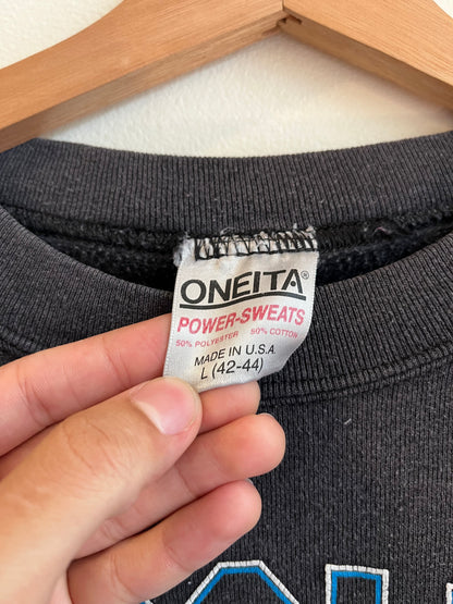 1993 Carolina Panthers Oneita Gym Gear Crewneck (L)