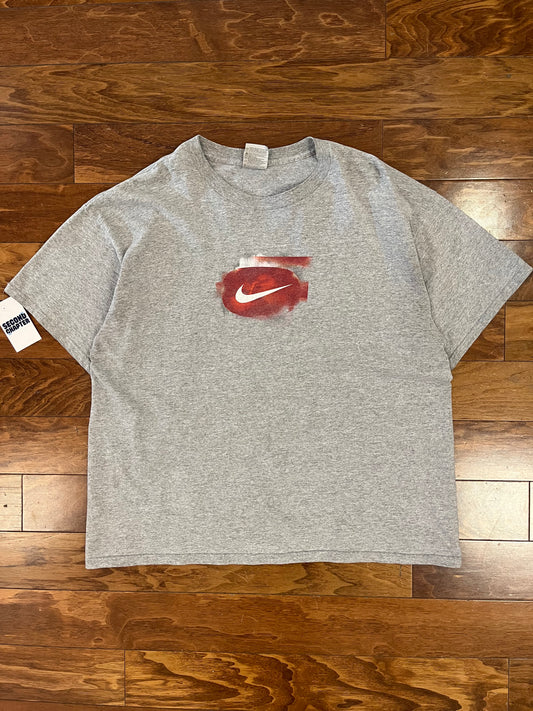 00s Nike Red Swoosh Tee (XL)