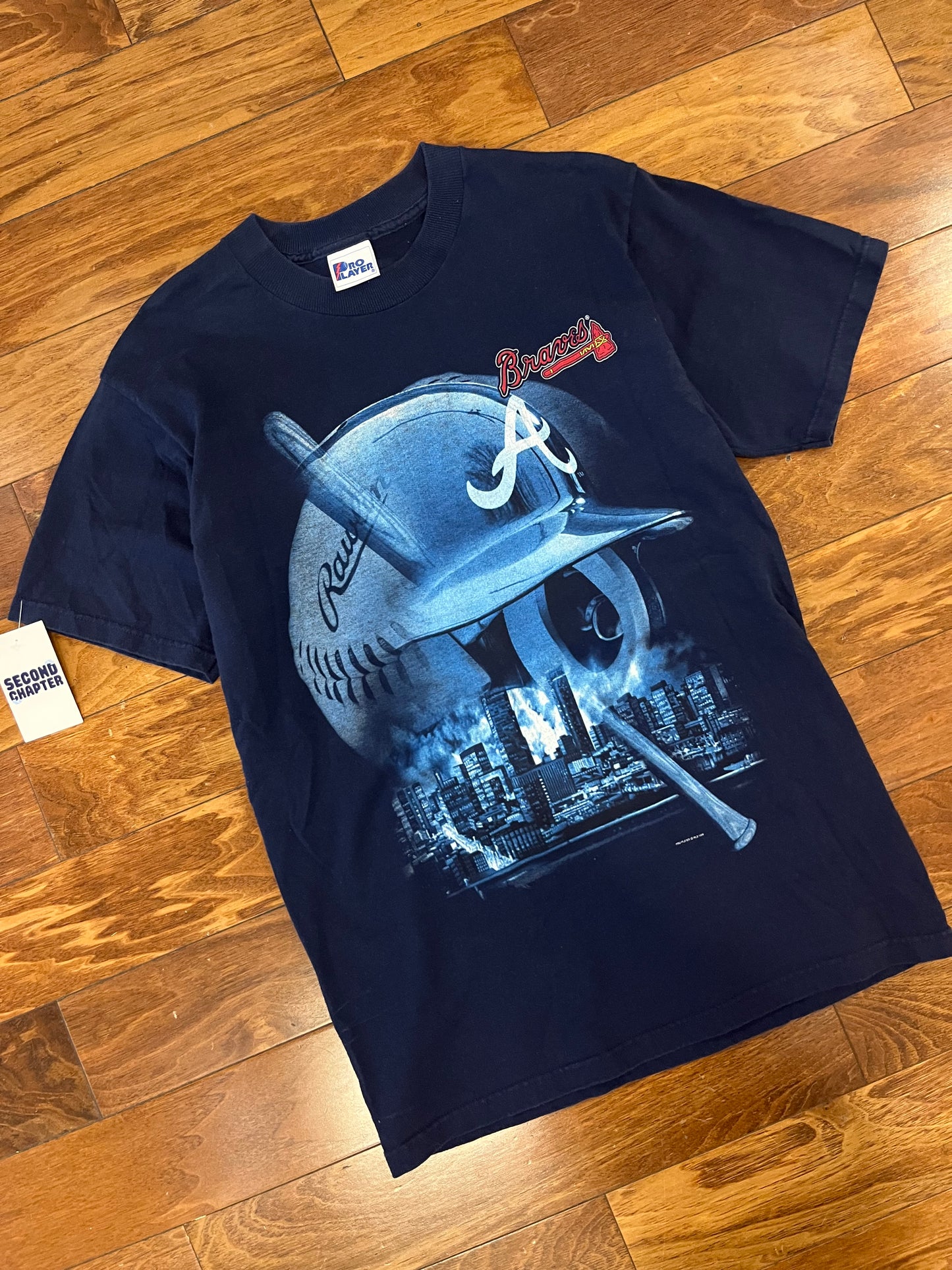 1998 Atlanta Braves Pro Player Vintage Tee (M)