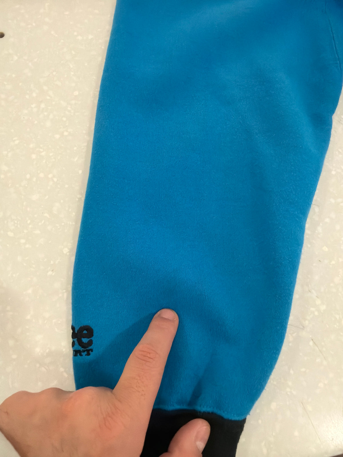 90s Carolina Panthers Lee Sport Blue Embroidered Crewneck (L)