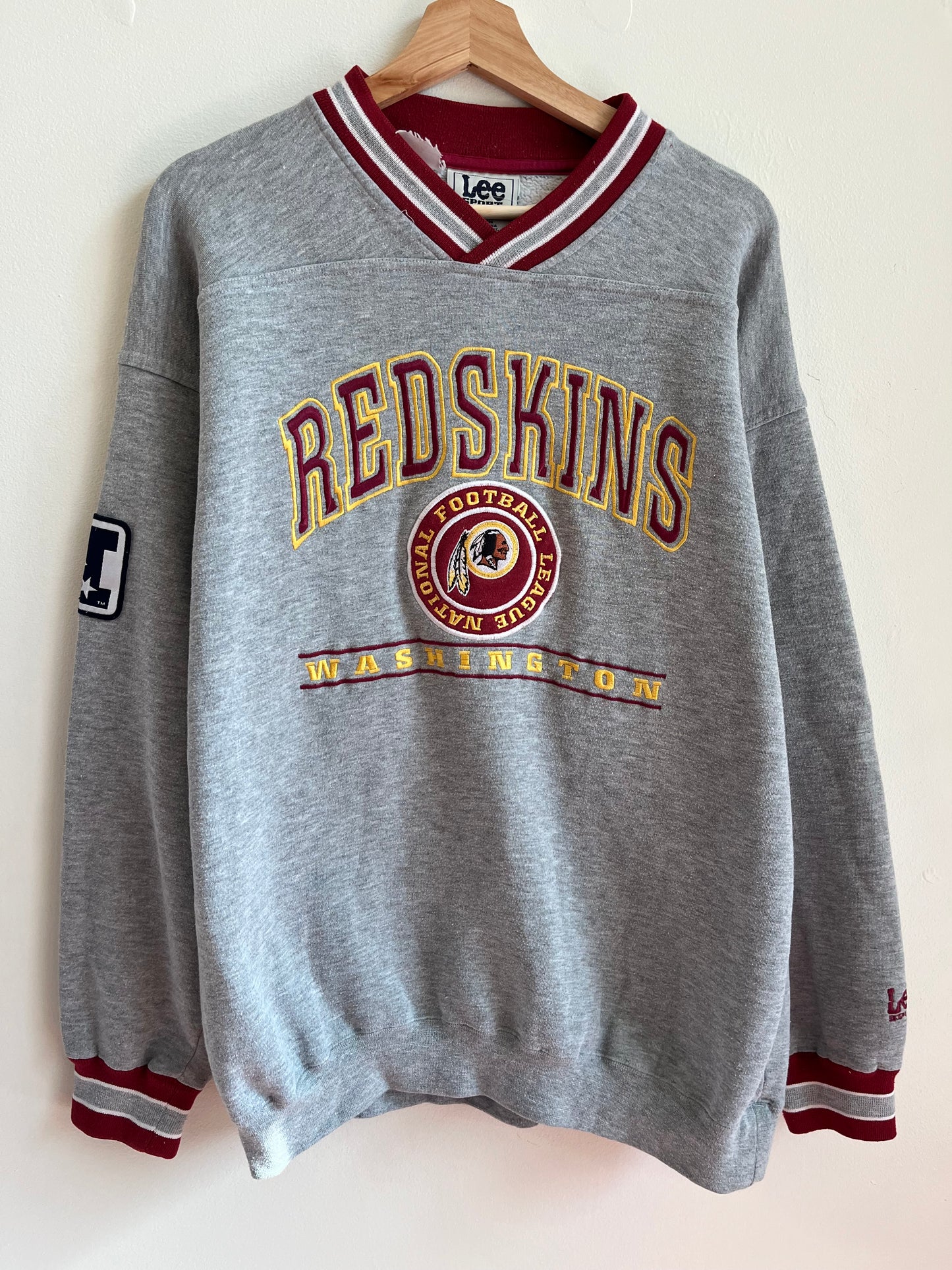 90s Washington Redskins NFL Embroidered Lee Crewneck (L)