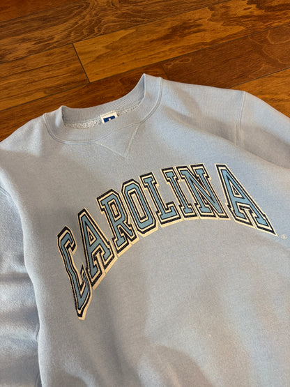 90s UNC Faded Russell Crewneck (M)