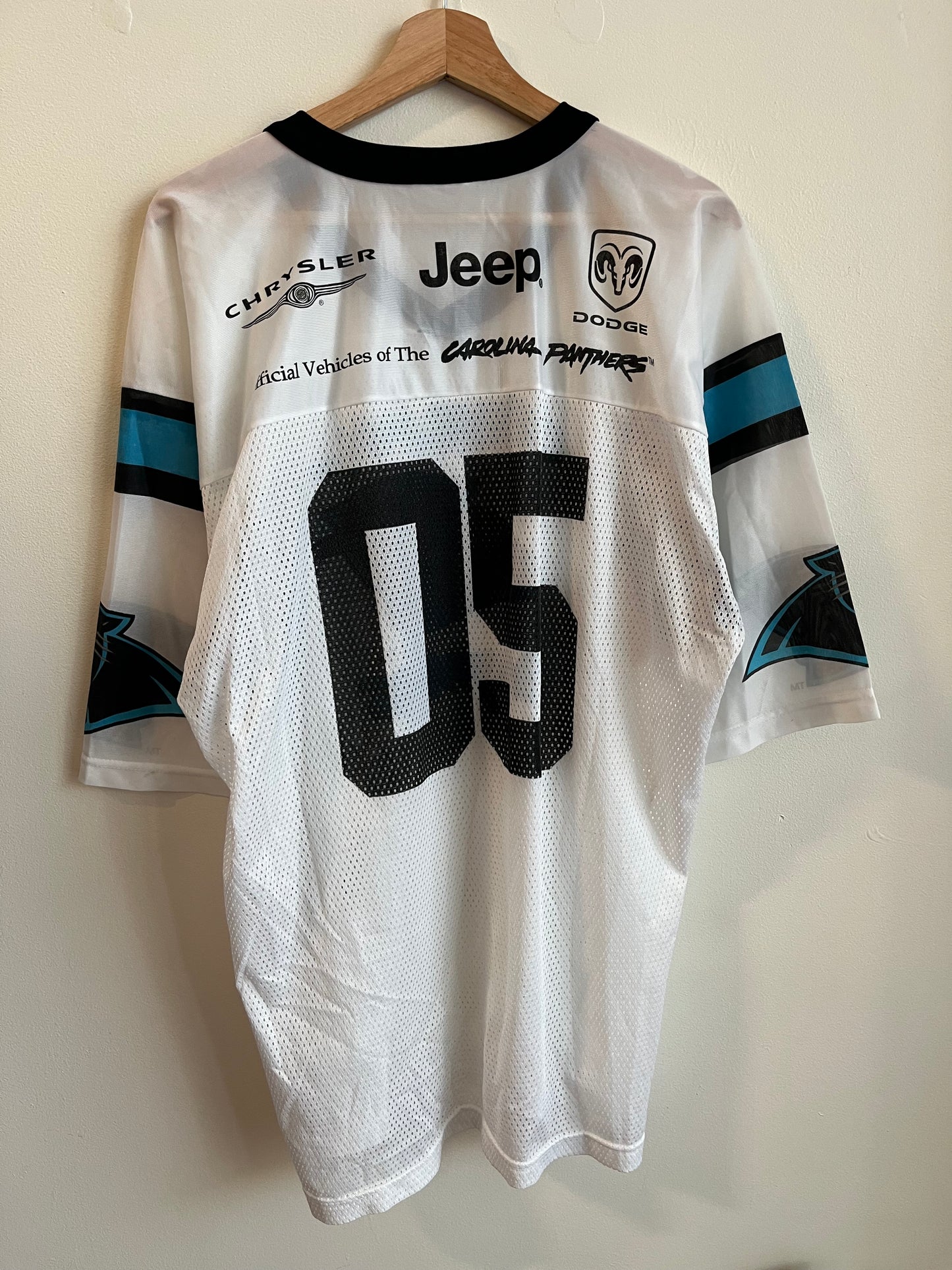 2005 Carolina Panthers Jeep Mesh Jersey (XL)