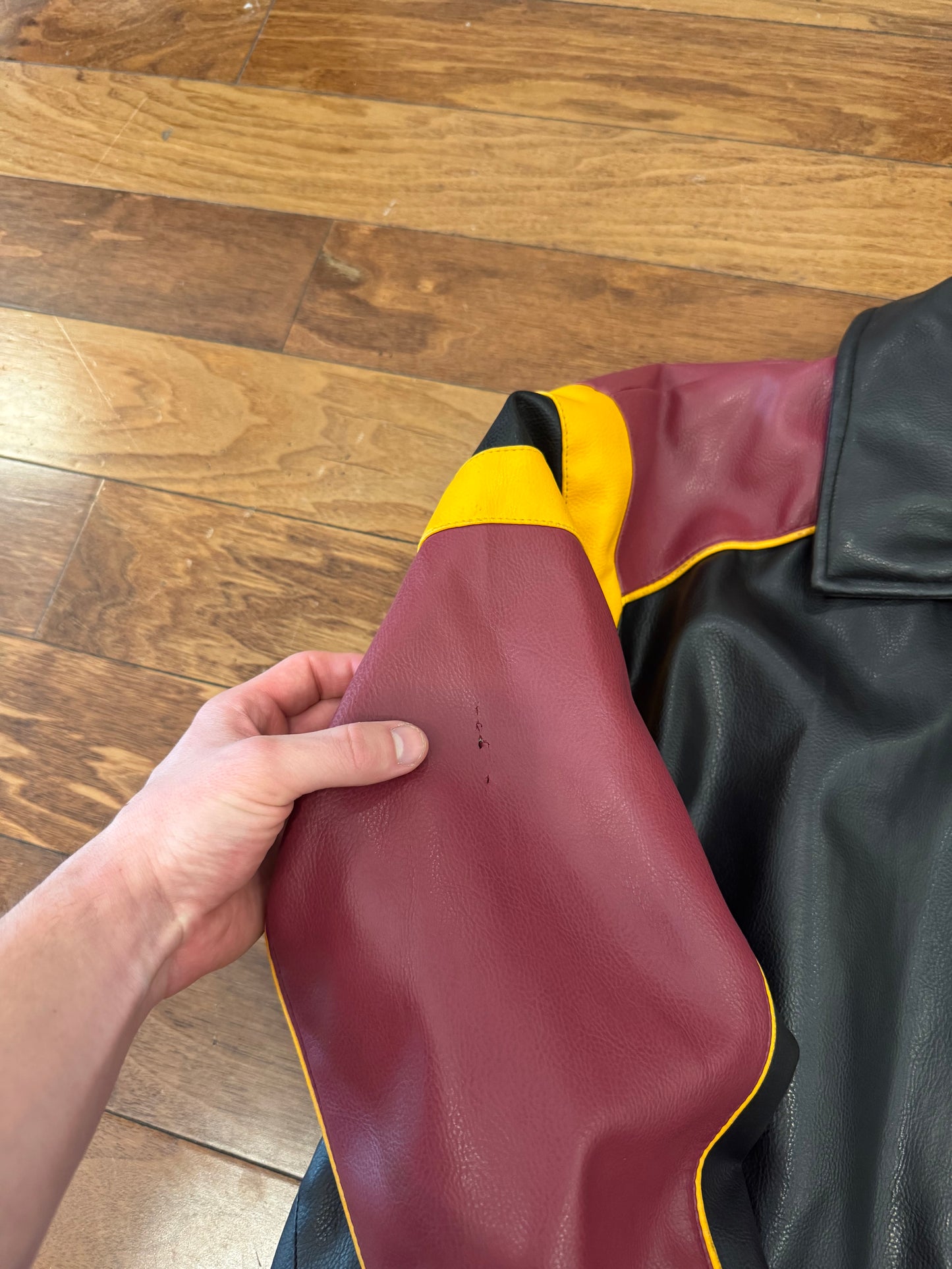 00s Washington Redskins NFL Leather Jacket (M)