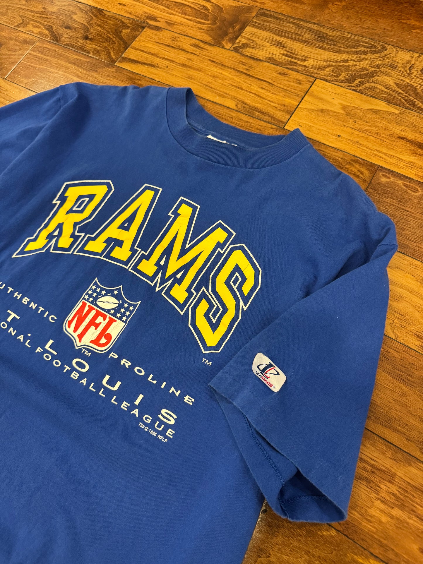 1995 St Louis Rams Spell Out Tee (XL)