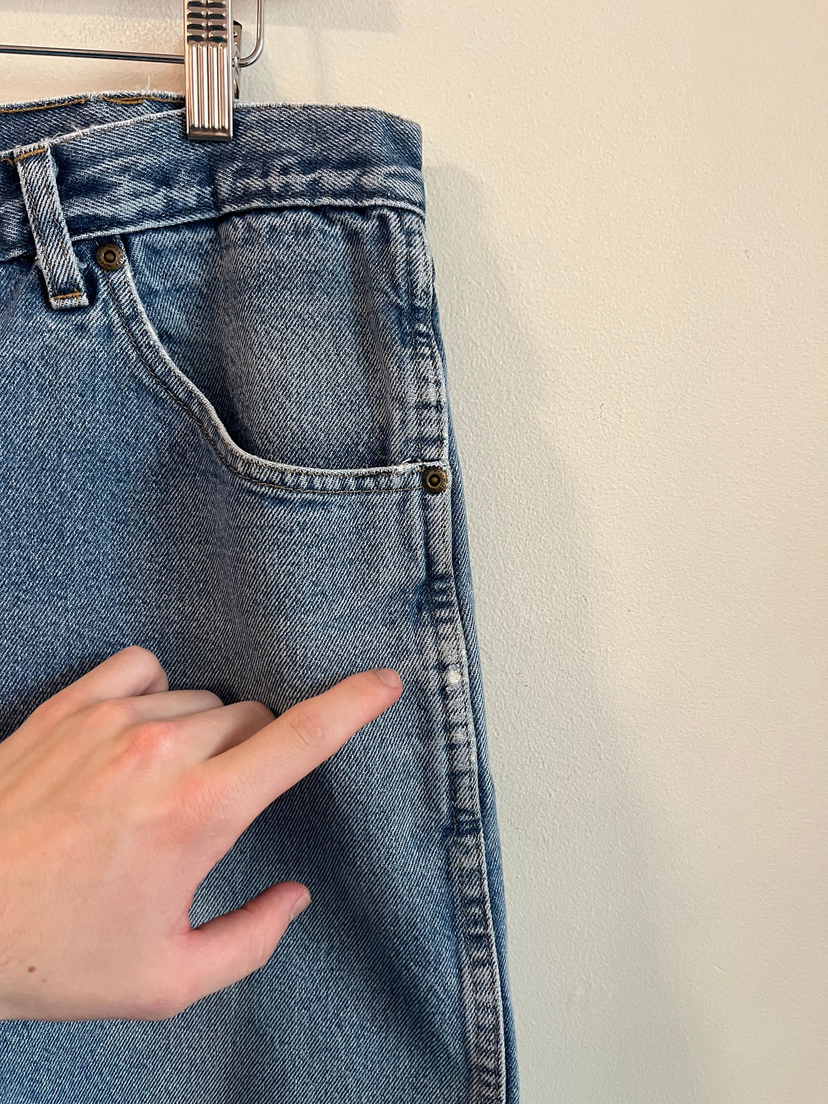 00s Wrangler Light Wash Shorts (36)