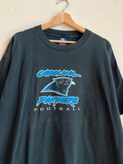 00s Carolina Panthers Football Cat Scratch Tee (L)