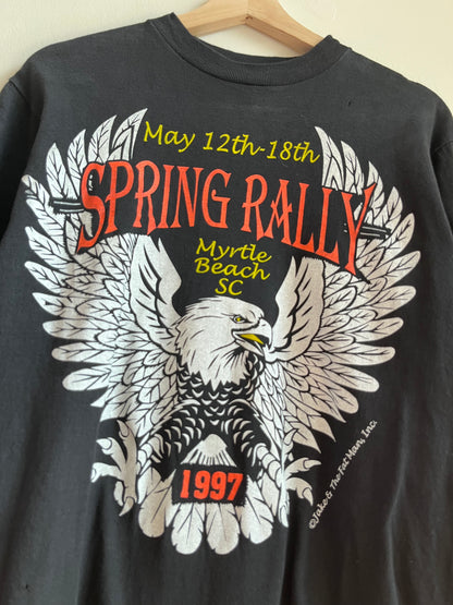 1997 Spring Rally Myrtle Beach Biker Tee (M)