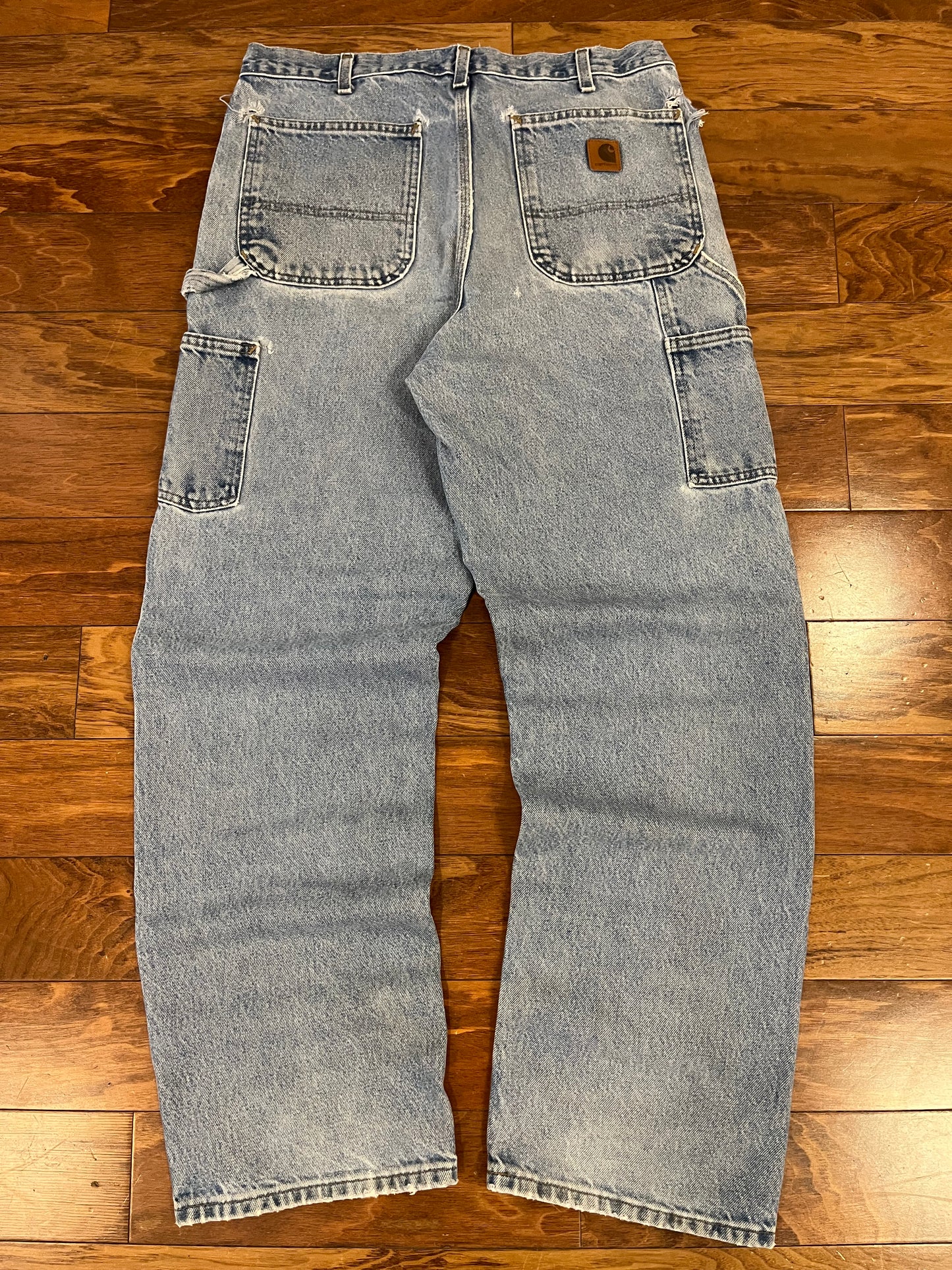 2015 Carhartt Light Wash Carpenter Jeans (34 x 32)
