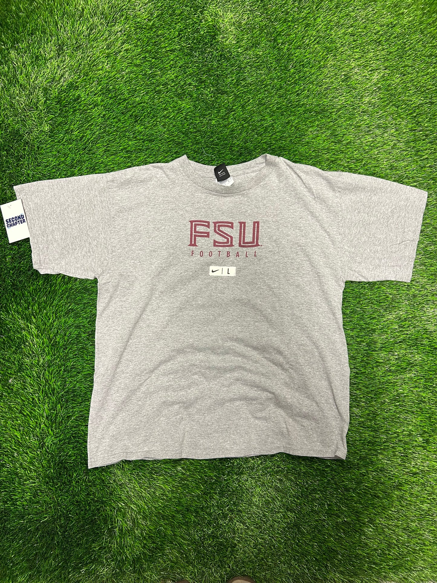 00s Florida State University (FSU) Vintage Nike Center Swoosh Tee (L)