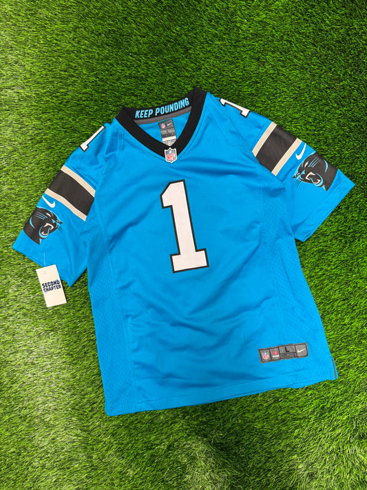 Carolina Panthers Cam Newton #1 Nike NFL Jersey (Youth L)