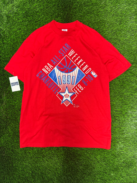1991 All Star Weekend Vintage Logo 7 Tee (XL)