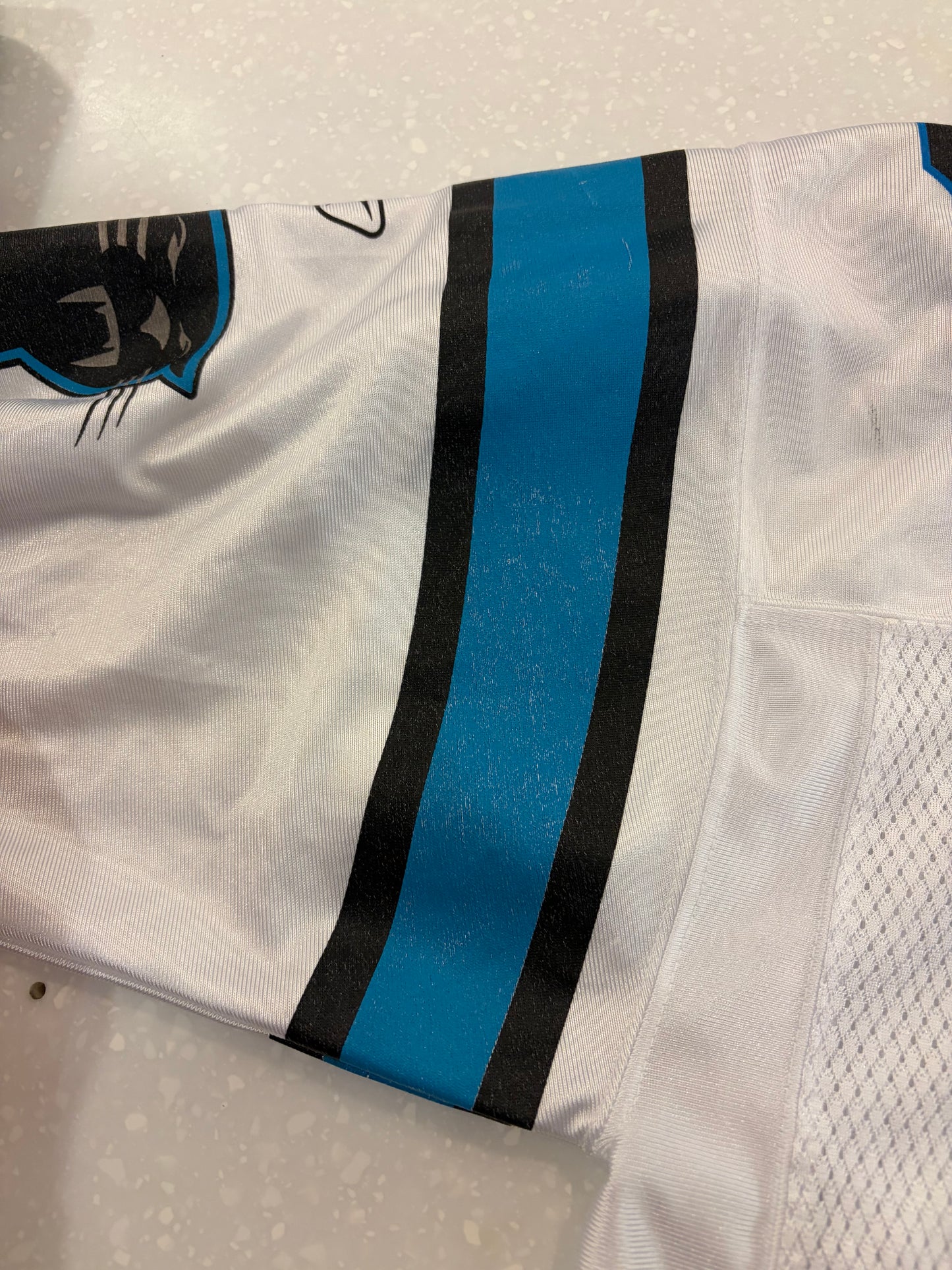 00s Carolina Panthers Dan Morgan Reebok Away Jersey (S)