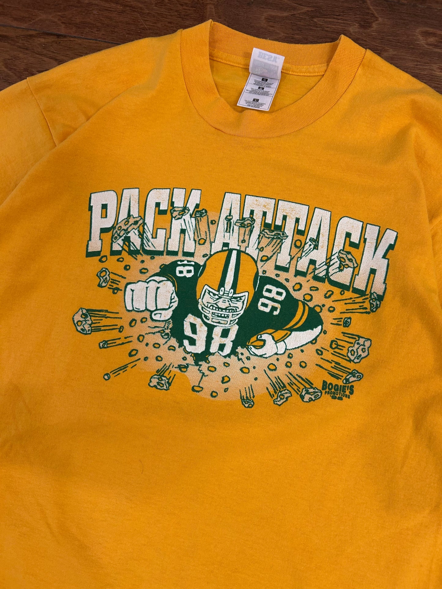 1998 Green Bay Packers "Pack Attack" Tee (L)