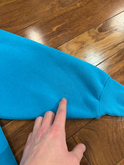 90s Nike Teal Spell Out Crewneck (XL)