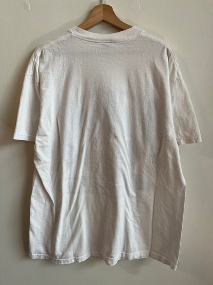 90s Carolina Panthers Football Club White Tee (XL)