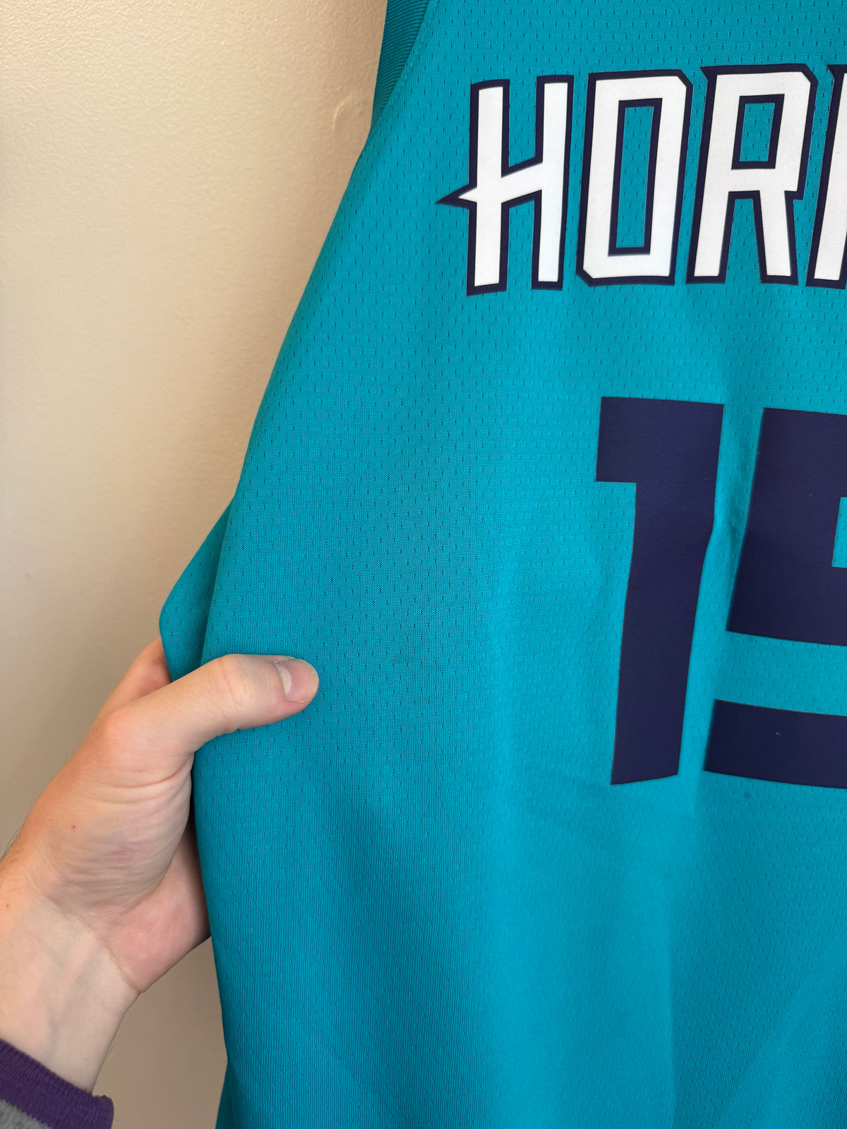 2017 Charlotte Hornets Kemba Walker Teal Jordan Swingman Jersey (L)