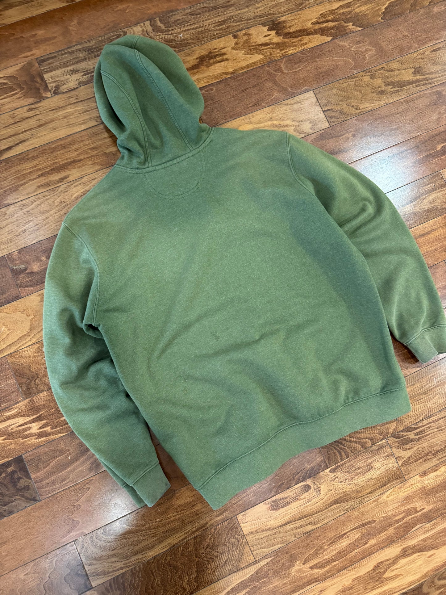 00s Carhartt Faded Green Essential Hoodie (L)