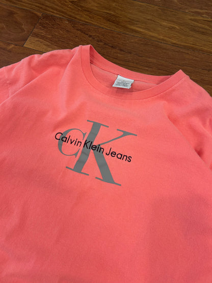 00s Calvin Klein Pink Tee (S)