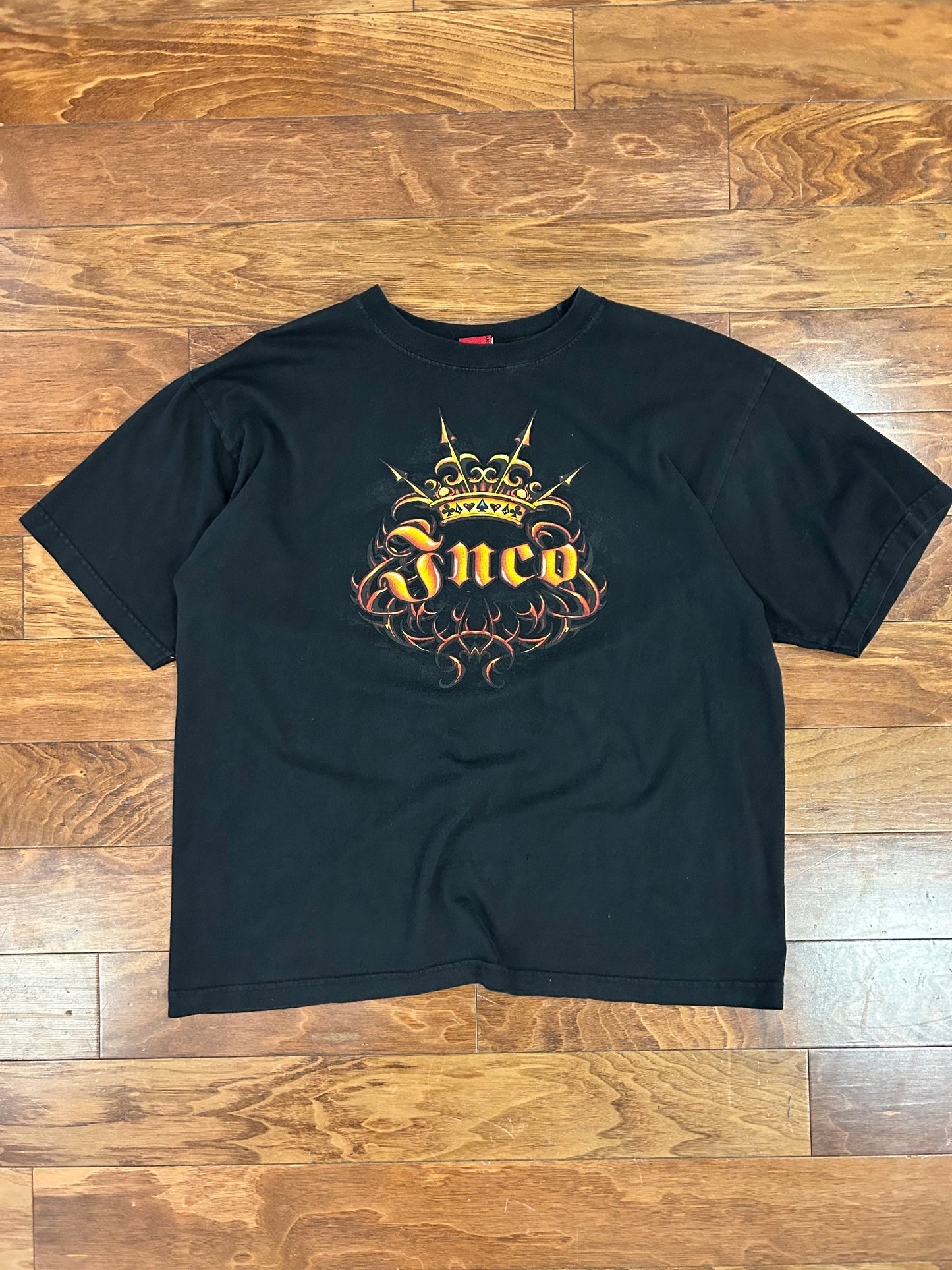 00s Jnco Crown Tribal Vintage Faded Tee (XL)