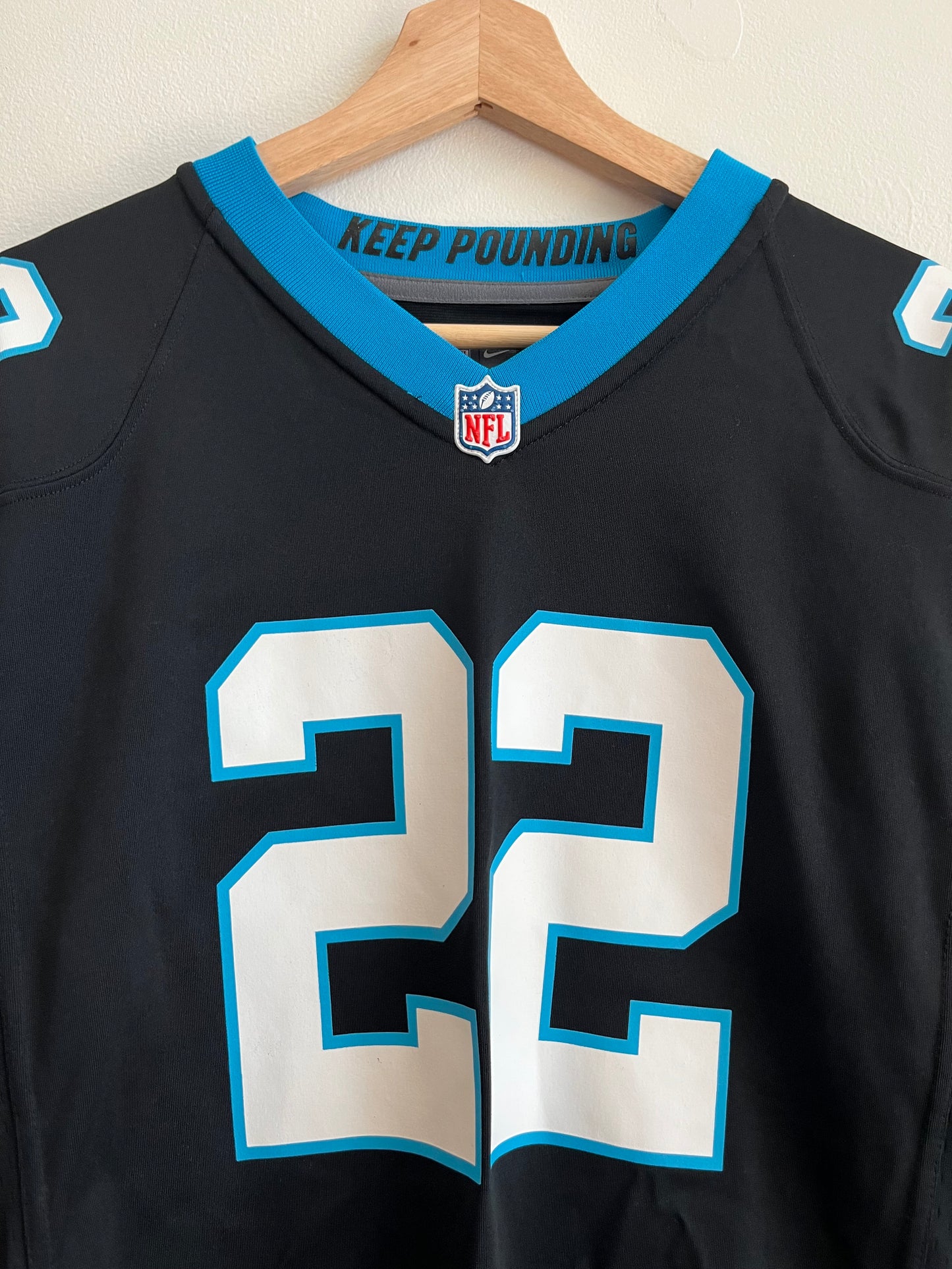 2017 Carolina Panthers Christian McCaffery Nike Jersey (Youth XL)