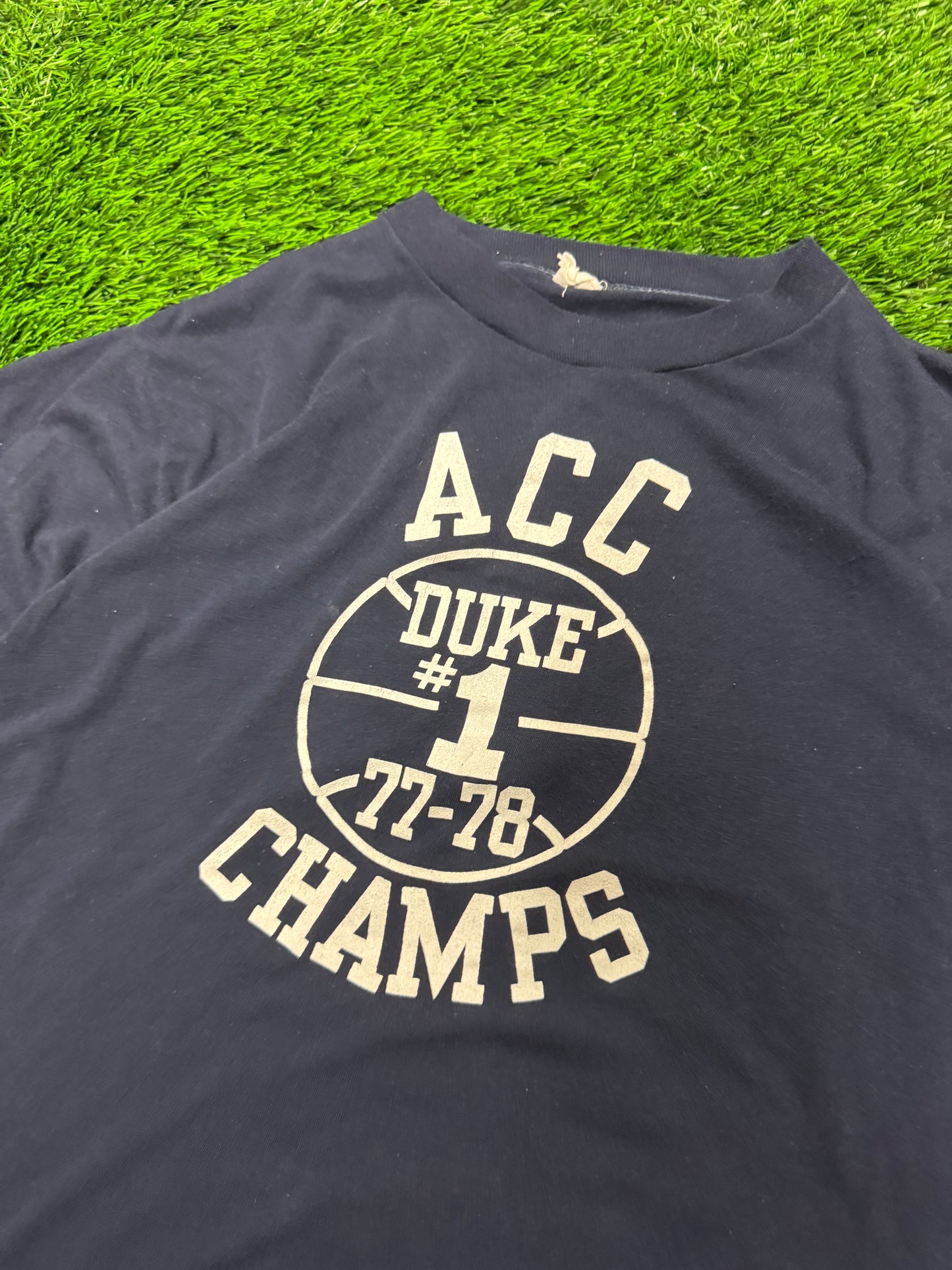 1978 Duke University NCAA Basketball Champions True Vintage Tee (M)