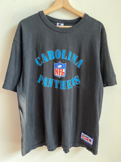 1994 Carolina Panthers Champion Pro Line Spell Out Tee (XL)