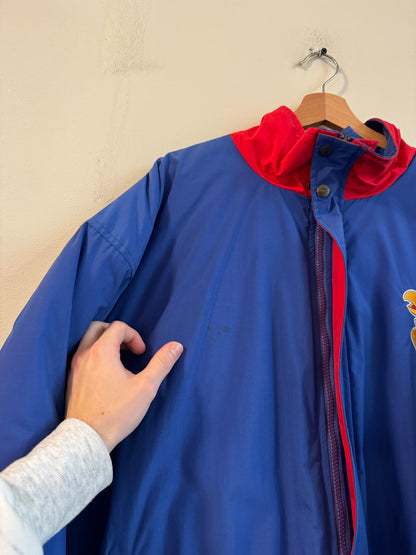90s Kansas University (KU) Vintage Jayhawks Champion Puffer Jacket (XL)