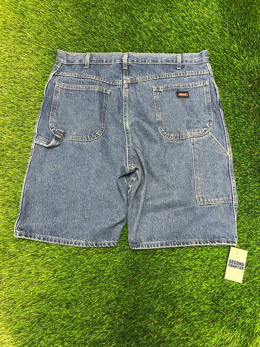 00s Dickies Black Tab Baggy Jean Shorts (40)