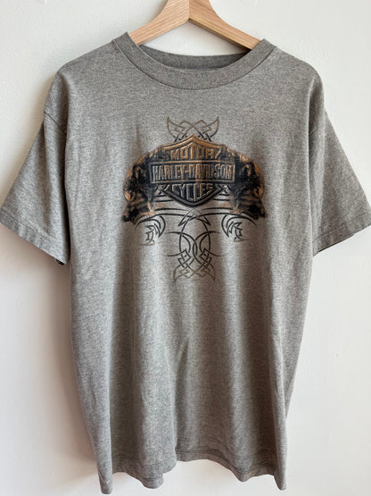 2002 Harley Davidson Tribal Wolf Nature Tee (L)