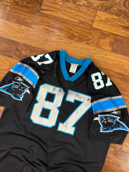 00s Carolina Panthers Muhsin Muhammed Reebok Jersey (XL)